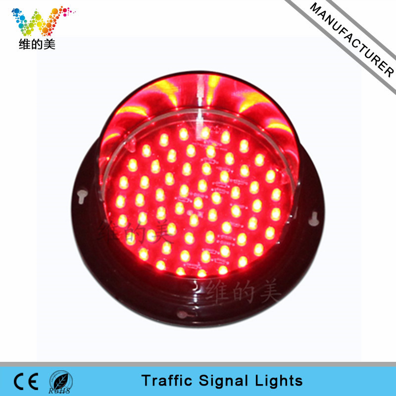 Unique 125mm red flashing decorative mini led traffic light sale Wide Way Optoelectronics
