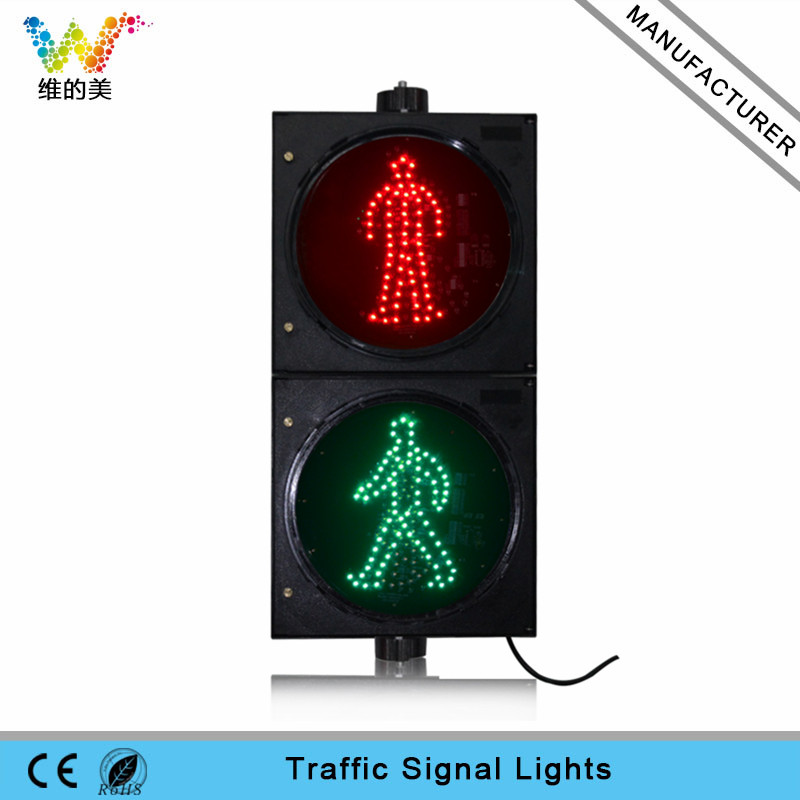 300mm red green dynamic stop go led pedestrian signal light Wide Way