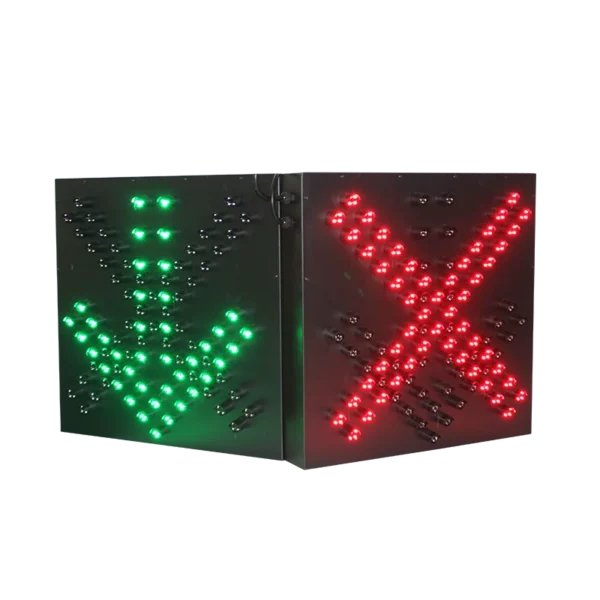 600 Type Double Sided Pixel Tube Red Cross Green Arrow Canopy Light (1)
