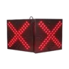 600 Type Double Sided Pixel Tube Red Cross Green Arrow Canopy Light (3)