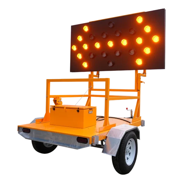 Solar Powered Mobile Trailer Guide Sign (1)