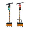 200mm Single Faced 2 Light Portable Traffic Light (3)