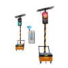 200mm Single Faced 2 Light Portable Traffic Light (6)