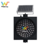 300mm Yellow Flashing Solar Powered Warning Lights