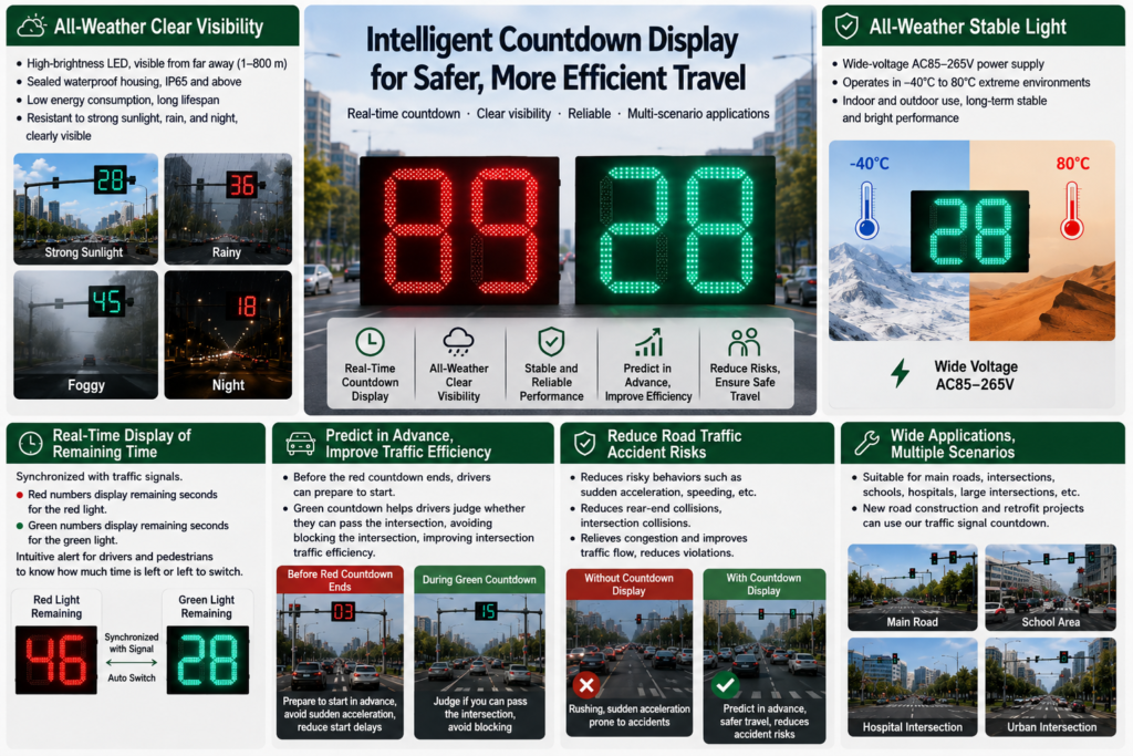 600 X 800mm Traffic Light Countdown Timer(4)