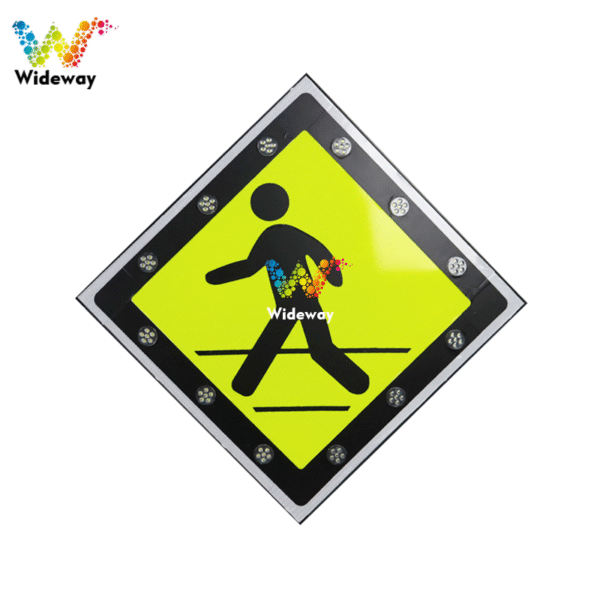 750 X 750 Mm Pedestrian Solar Traffic Signs (1)