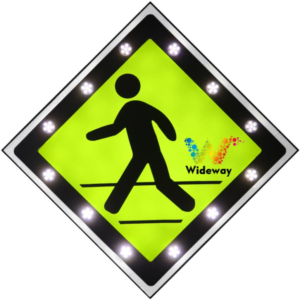 750×750mm Square Pedestrian Sign 1