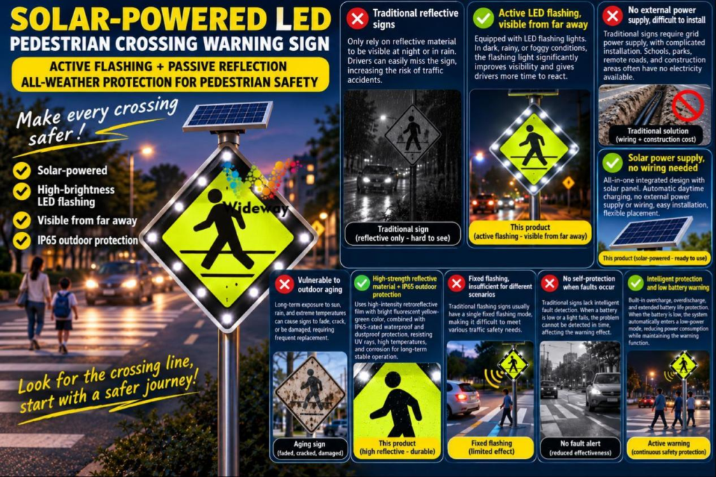 750×750mm Square Pedestrian Sign 3