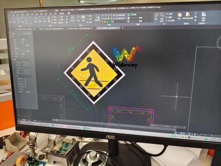 750×750mm Square Pedestrian Sign 6