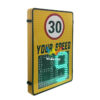 Radar Speed Detection With A Speed Limit Sign (3)