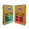 Radar Speed Detection With A Speed Limit Sign (4)