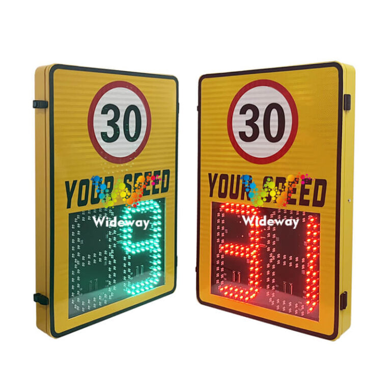 Radar Speed Detection With A Speed Limit Sign (4)