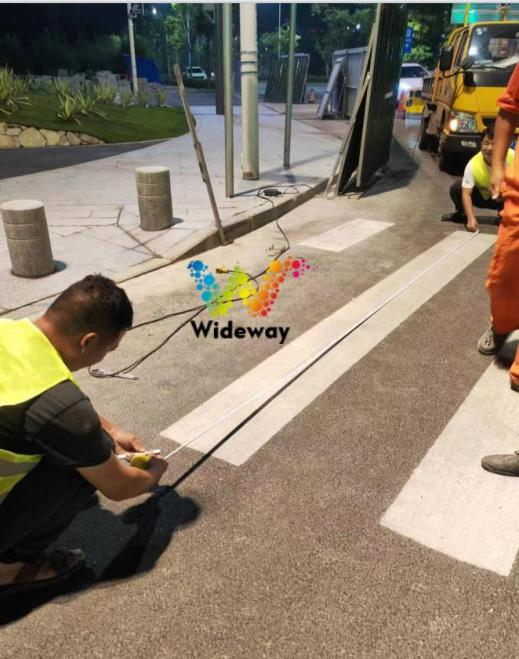 125mm Solar Round Buried Traffic Light 6