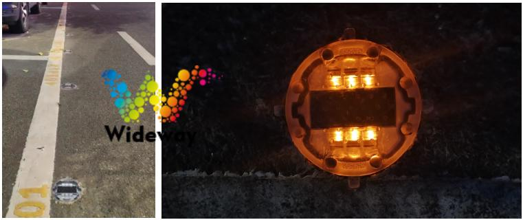 125mm Solar Round Buried Traffic Light 7