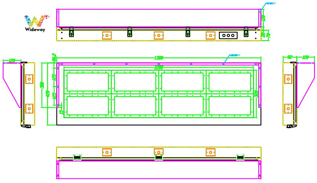 1380×420mm Traffic Display 6