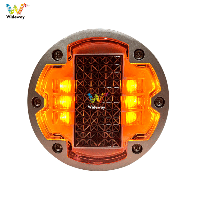 143mm Round Solar Powered Road Studs 1