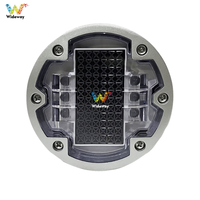 143mm Round Solar Powered Road Studs 1
