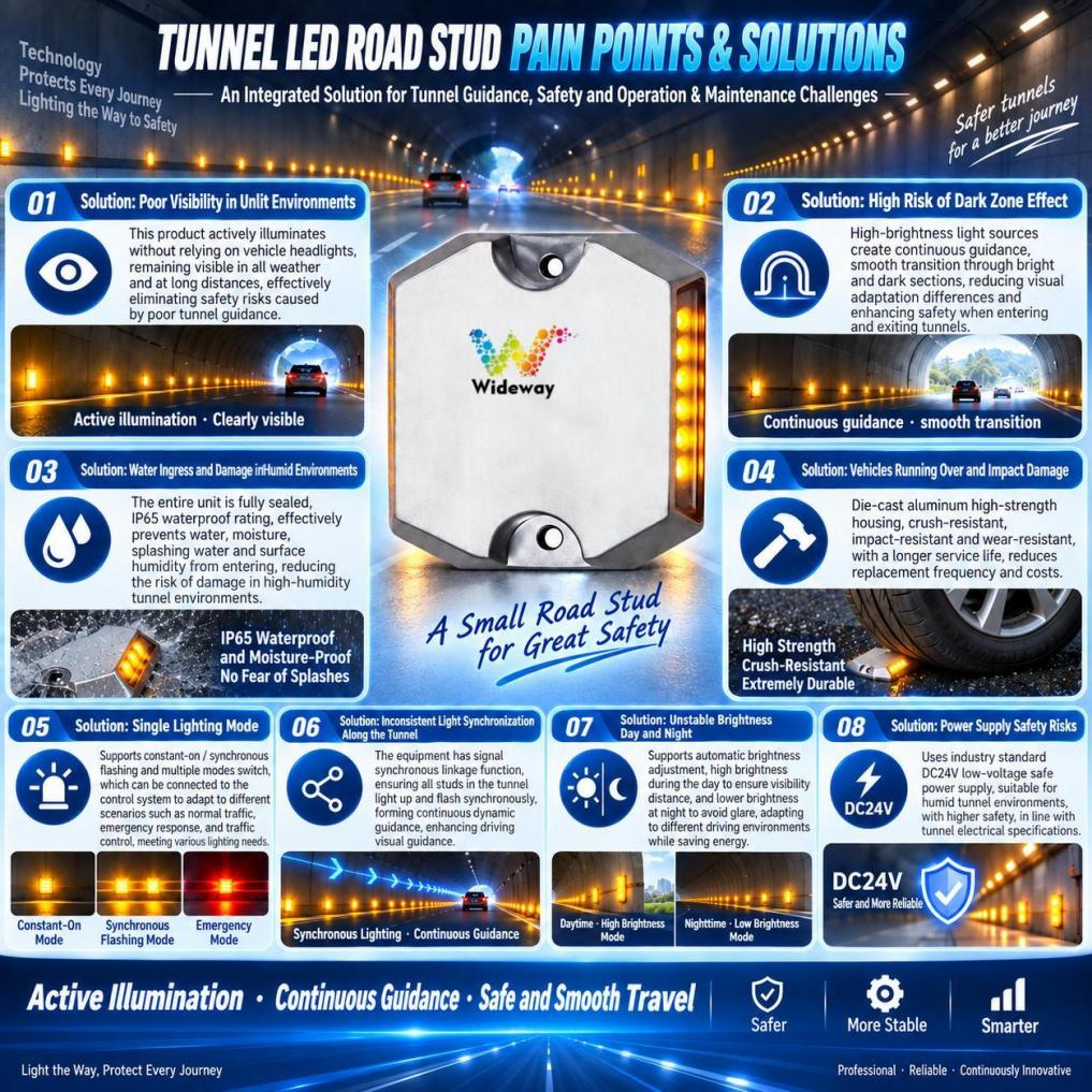 Cast Aluminum Active Road Stud 3