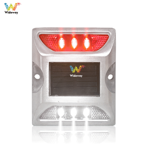 Double Sided, Two Color Solar Powered Road Studs 4