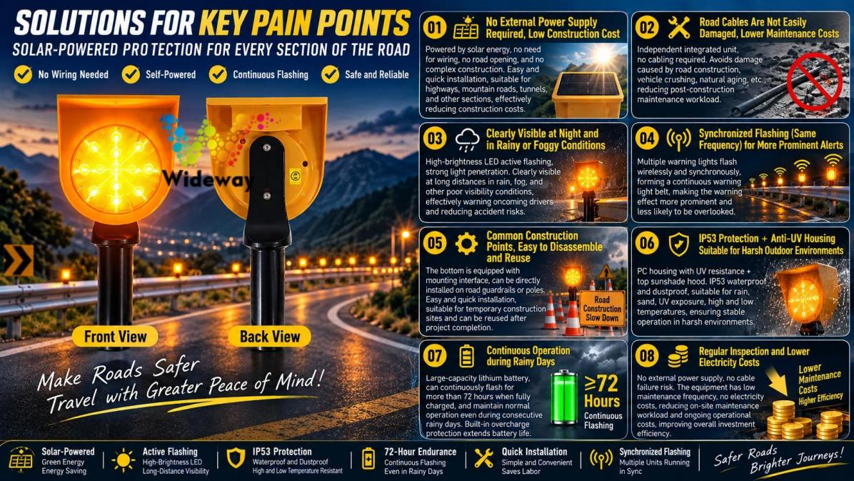 Handheld Solar Warning Light 3