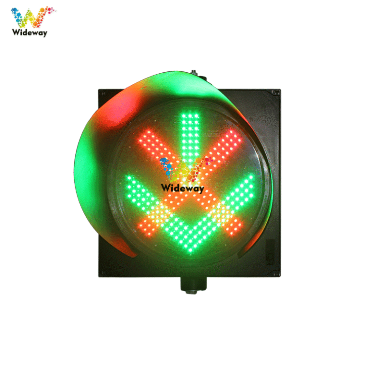 Model 400 Red Cross And Green Arrow Single Lamp Traffic Light 1