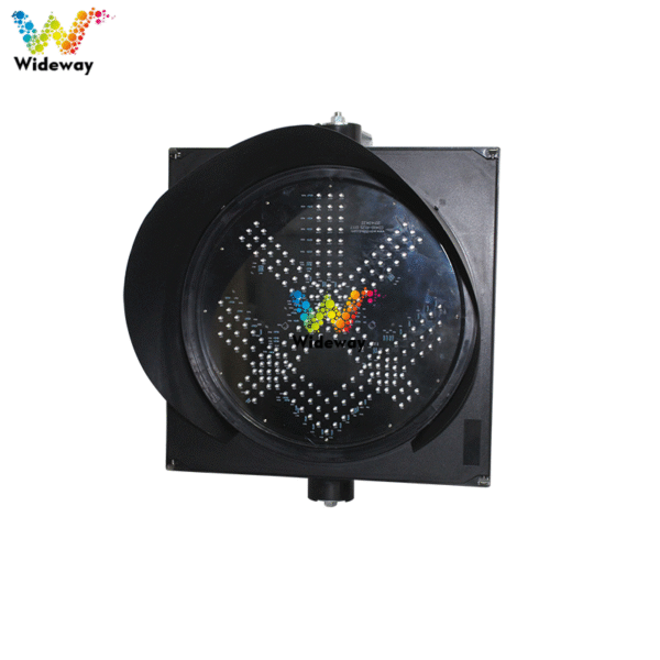Model 400 Red Cross And Green Arrow Single Lamp Traffic Light 2