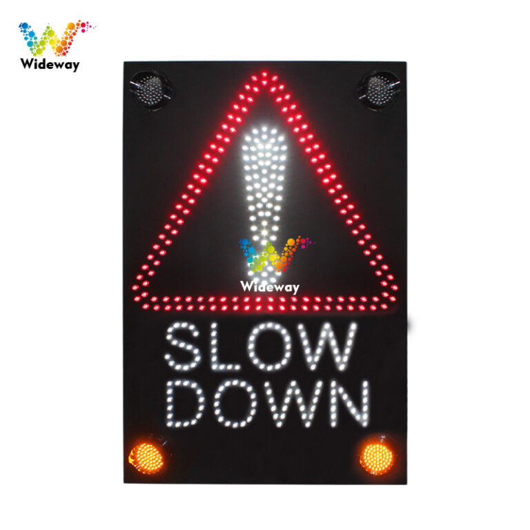 Slow Down Solar Powered Traffic Signs (3)