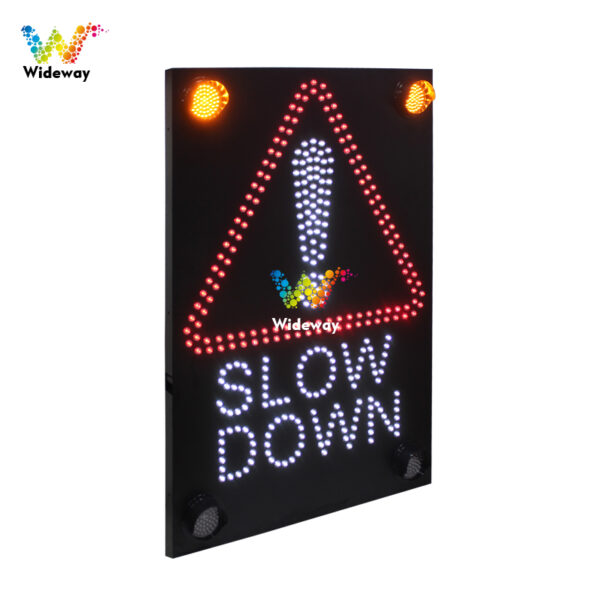 Slow Down Solar Powered Traffic Signs (5)