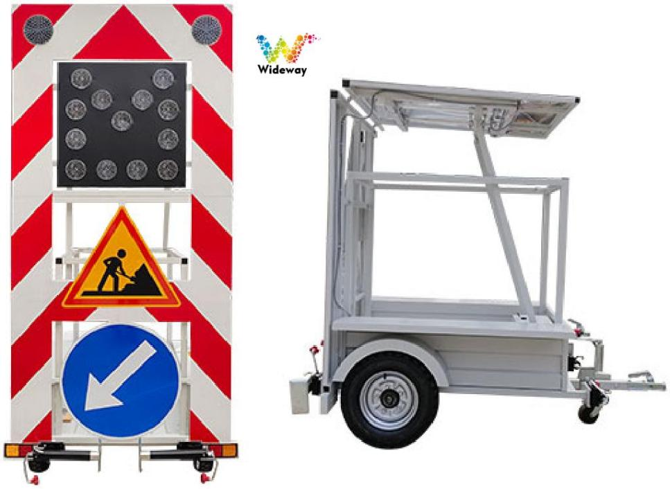 Solar Foldable Mobile Arrow Sign 1
