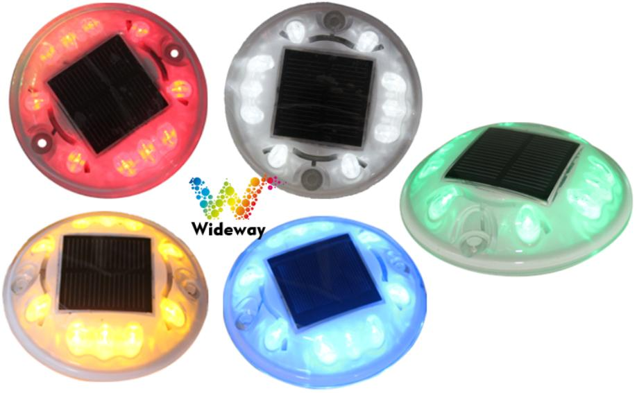 Solar Plastic Round Road Stud 1
