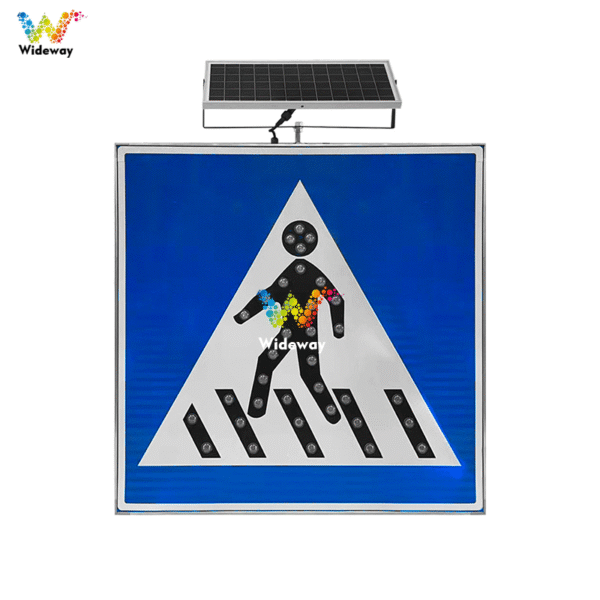 Solar Powered Pedestrian Sign 1