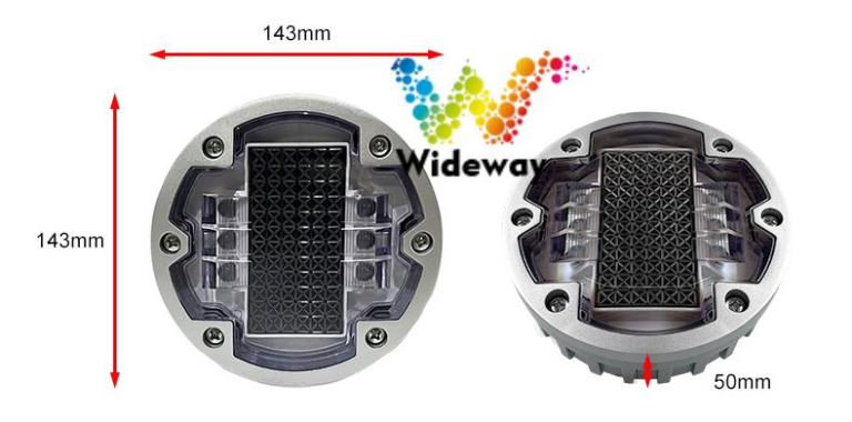 Solar Round Road Stud 143mm 1