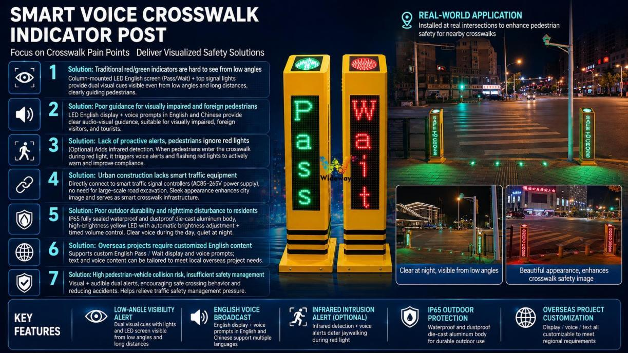 Pedestrian Audio Warning Post 3
