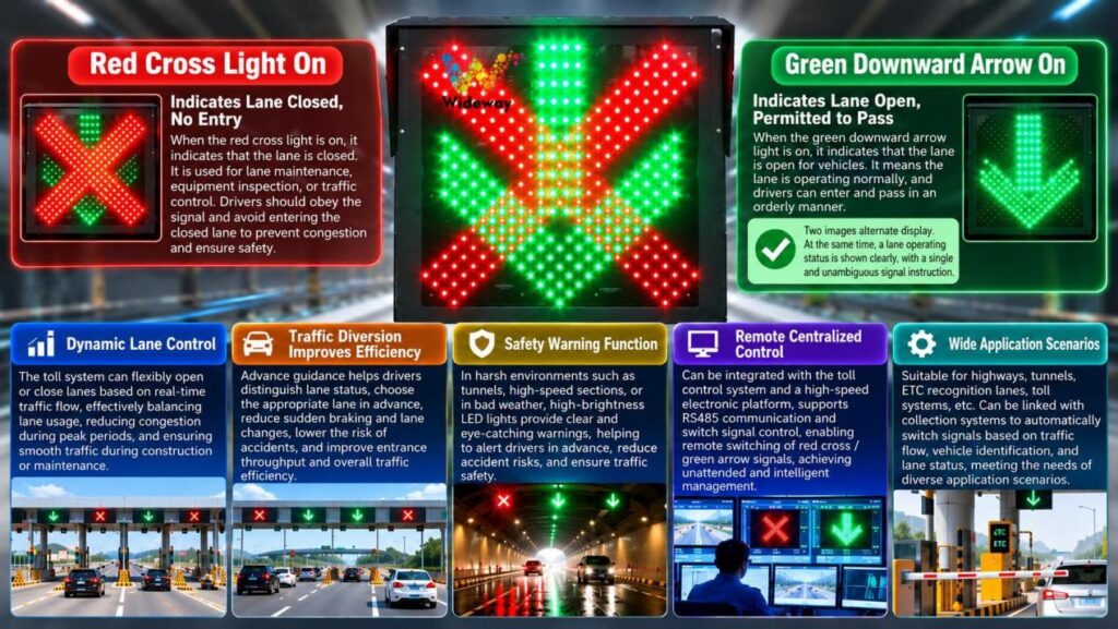 600 Single Sided In Line Canopy Traffic Light 2