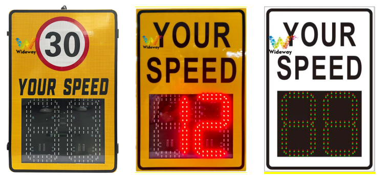 600×850mm Solar Radar Speed Traffic Sign 2