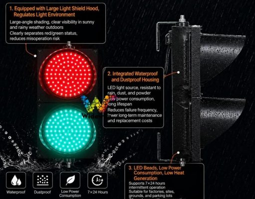 200mm Traffic Light Two Aspect (3)