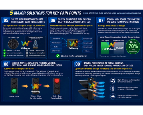 400mm Three Light Traffic Signals1