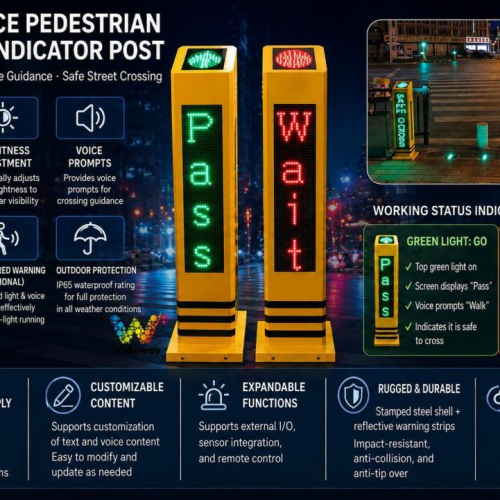 Pedestrian Audio Warning Post 2